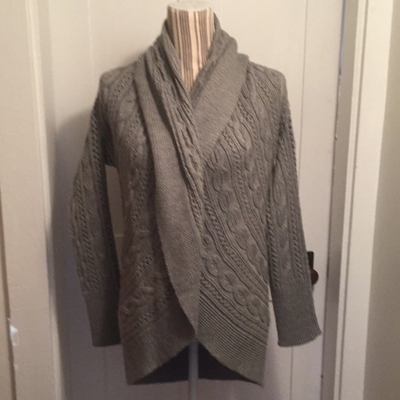 Kenar Sweaters - Kenar grey cardigan